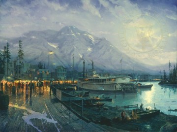 都市の誕生 トーマス・キンケード Oil Paintings